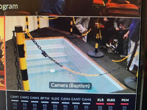 The camera preview screen